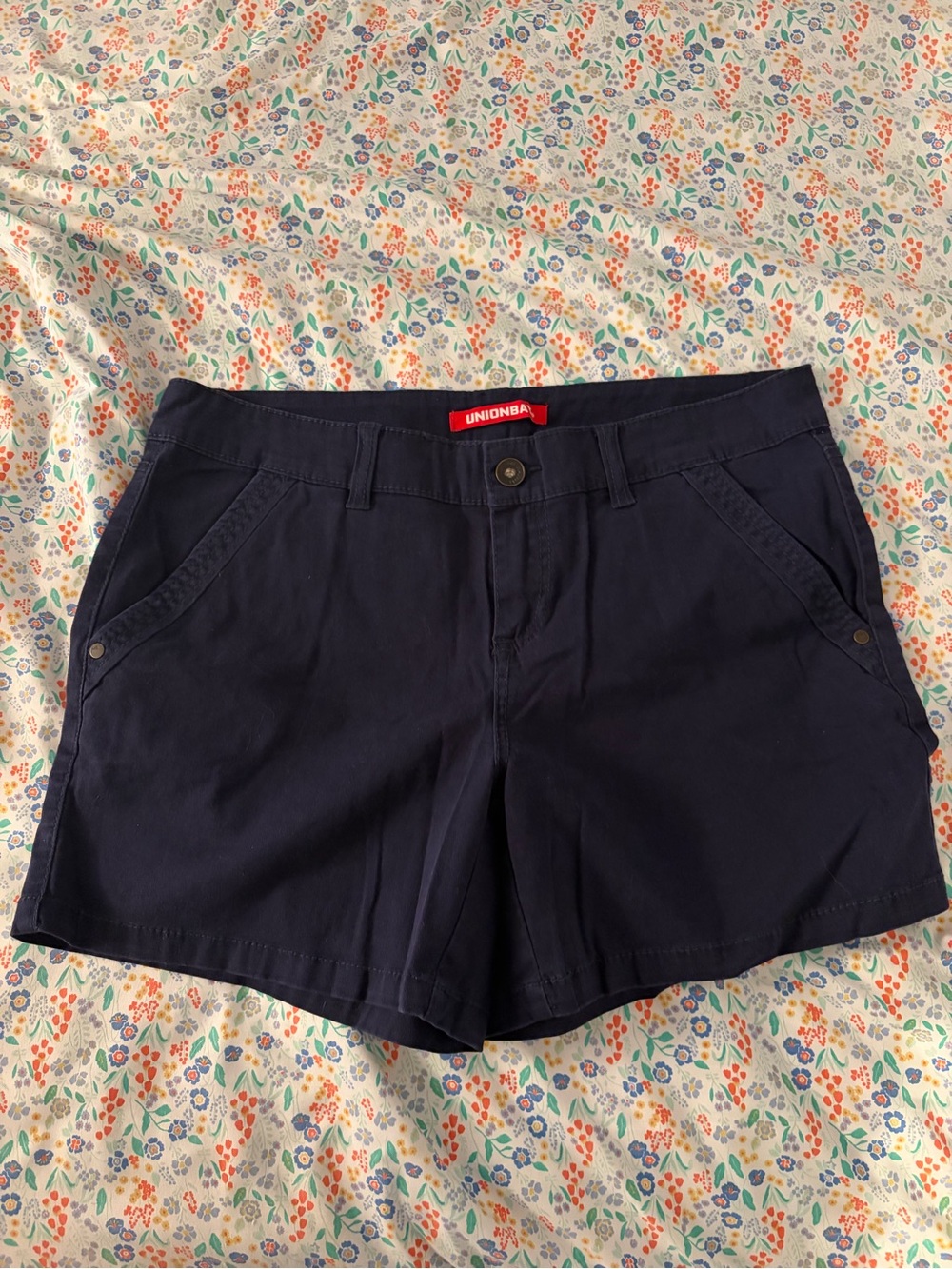 UNIONBAY Navy Women's Casual Bermuda Shorts